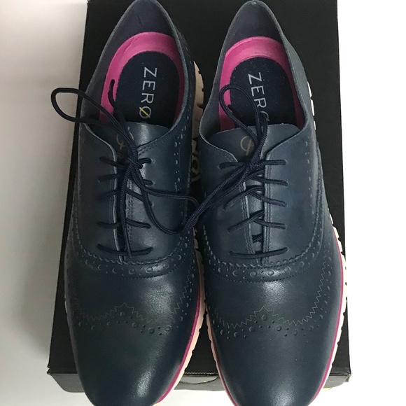 NEW w. Box Cole Haan Zerogrand Wingtip Oxford Leather Sneakers - Picture 8 of 14
